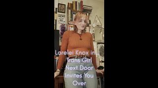 Trans Girl Next Door Invites You Over